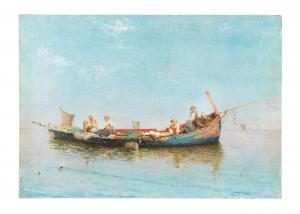 TORCIA Francesco Saverio 1840-1891,A Neapolitan Family on a Boat,Palais Dorotheum AT 2023-12-12