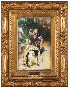 TORDI Sinibaldo 1876-1955,Scena galante nel parco,Wannenes Art Auctions IT 2023-11-29
