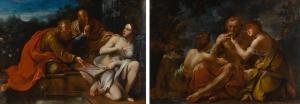 TORELLI Felice 1667-1748,Susanna and the Elders; Lot and His Daughters,Sotheby's GB 2021-01-30