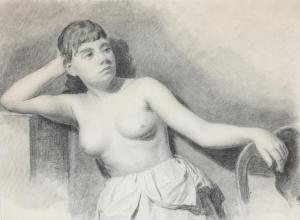 TORNOE Wenzel Ulrik 1844-1907,A young female model,Bruun Rasmussen DK 2023-05-29