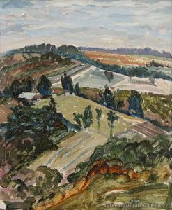 TORNQUIST Herbert 1900-1900,Farm on the Coromandel,International Art Centre NZ 2016-04-06
