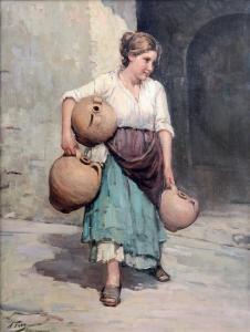 TORO Attilio 1892-1982,L'acquaiola,Meeting Art IT 2025-03-29