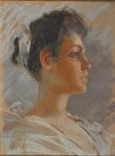 TORO Carmine 1861-1911,Profilo Femminile,Vincent Casa d'Aste IT 2021-06-10