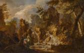 TORREGIANI Bartolomeo 1590-1675,Landschaft mit Figurenstaffage,Van Ham DE 2019-05-16