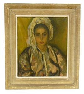TORRES DE LARA Raoul 1800-1900,Femme espanole en blanc,c.1935,Winter Associates US 2015-06-29