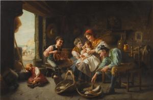 TORRIGLIA Giovanni Battista 1858-1937,The Day's Catch,Sotheby's GB 2024-04-10