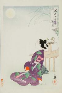 TOSHIHIDE Migata 1863-1925,Beauty,New Art Est-Ouest Auctions JP 2008-10-11