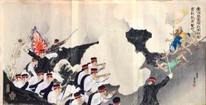 TOSHIHIDE Migata 1863-1925,La victoire de la garde impériale (K,1895,Cannes encheres, Appay-Debussy 2021-03-19