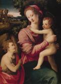 TOSINI DI RIDOLFO GHIRLANDAIO Michele 1503-1577,The Madonna and Child with the infant Sa,Christie's 1998-07-10