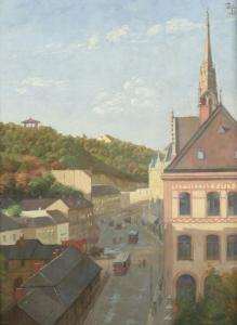 TOTH Lajos 1887,Stadtansicht von Budapest,1910,Von Zengen DE 2009-06-19