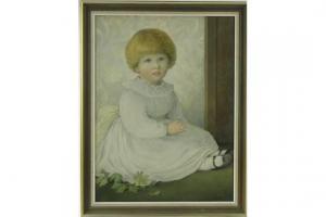 TOTHILL MARY D. 1880-1885,Portrait of a child,1884,Burstow and Hewett GB 2015-04-29