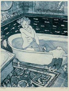 TOTI Toti Lewis, dit 1949,Mother’’’’s Bath,1985,Lando Art Auction CA 2015-05-03