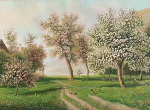 TOTT Alois 1870-1939,Blooming trees,Palais Dorotheum AT 2022-04-20