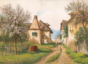 TOTT Alois 1870-1939,"Rossatz Wachau",Palais Dorotheum AT 2022-09-28