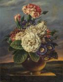 TOURNIER Jean Ulrich,Bouquet de fleurs dans un vase,1826,Beurret Bailly Widmer Auctions 2023-03-22