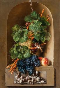 TOURNIER Jean Ulrich 1802-1882,Still life,1824,Kaupp DE 2014-06-28