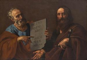 TOURNIER Nicolas 1590-1657,San Pietro e San Paolo,Bertolami Fine Arts IT 2022-11-17