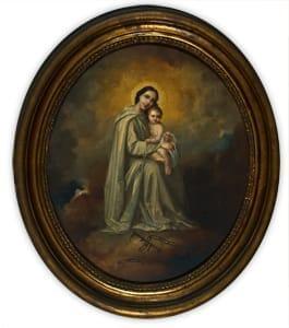 TOVAR Y TOVAR Martin 1827-1902,Virgen de las Mercedes,1856,Odalys VE 2023-02-12