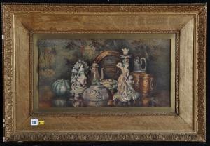 Towle E,still-life study of porcelain figurines and other ,Anderson & Garland GB 2018-01-25