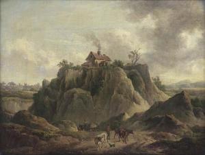 TOWNE Charles 1781-1854,A drover and his cattle on a country road, a house,Christie's GB 2004-11-04