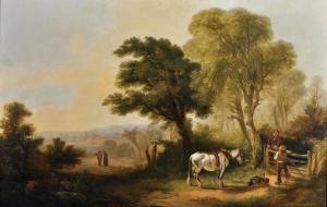 TOWNE Charles 1781-1854,An Extensive Landscape,1837,John Nicholson GB 2017-05-03