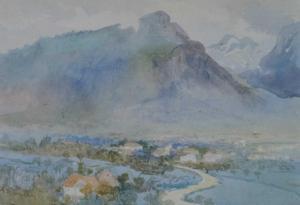 TOWNLEY A. B,Two Mountainous Landscape,Halls GB 2021-04-14