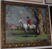 TOWNSEND John 1900-1900,Portrait of a Huntsman on a Dapple Grey Horse,Tooveys Auction GB 2014-01-29
