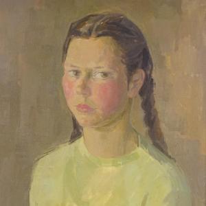 TOWNSEND William 1909-1973,portrait of Louise Kellett 1959,Burstow and Hewett GB 2019-09-18