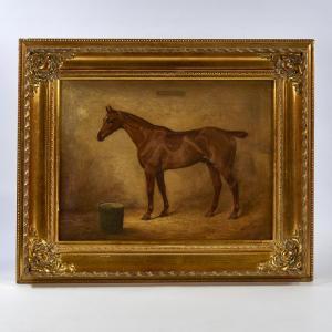 TOWNSHEND Arthur Louis,portrait of the Chestnut racehorse,1899,Burstow and Hewett 2021-02-26