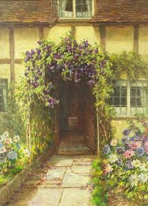 TOWNSHEND James 1869-1949,A Cottage Garden,David Lay GB 2024-01-18