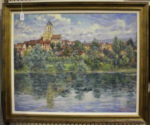 towsey Mary,Vétheuil on the Seine between Mantes-la-Jolie & Ve,Tooveys Auction GB 2017-12-29