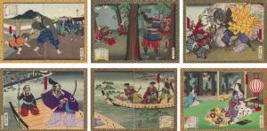 TOYONOBU UTAGAWA,from SHINSEN TAIKOKI [NEWLY SELECTED RECORDS OF TA,Mainichi Auction 2022-07-16