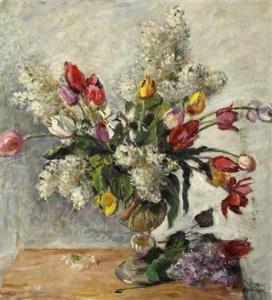 TRAGER Adolf 1888-1965,A Bouquet in a Vase,Palais Dorotheum AT 2011-05-21