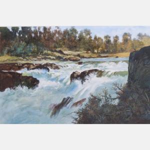 TRAGER Don 1900-1900,River Scene,Gray's Auctioneers US 2016-07-20