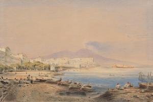 TRAUTMANN Georg 1865-1935,Napoli, veduta della città da Mergellina,Minerva Auctions IT 2016-11-29