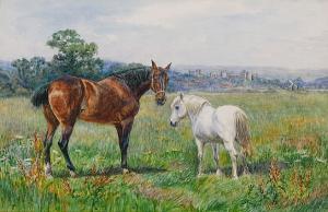 TRAVERS Y 1900-1900,Horses near Arundel, Sussex,Bonhams GB 2003-07-22