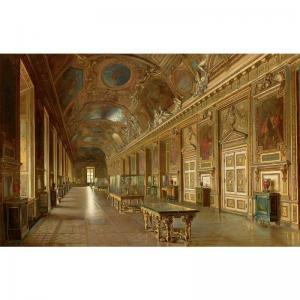 TRAVERSARI Ettore 1800-1800,LA GALERIE D'APOLLON AU LOUVRE,1883,Sotheby's GB 2003-10-28
