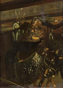 TRAVERSARI Ettore,Natura morta con casco di Enrico II e balestra di ,Bertolami Fine Arts 2021-02-26