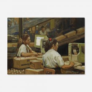 TRAYNOR John C. 1961,Woman at the Terminal,2000,Toomey & Co. Auctioneers US 2023-07-26