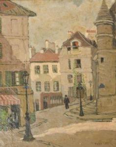 TREBUCHET André L.M,Paris, rue de la Montagne Sainte-Geneviève,1923,Etienne de Baecque 2021-12-02