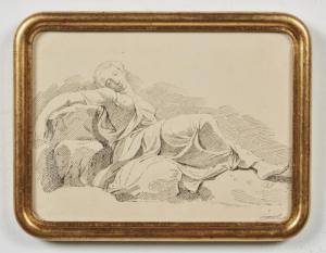 TRECOURT Giacomo 1812-1882,Donna dormiente,Capitolium Art Casa d'Aste IT 2021-12-15