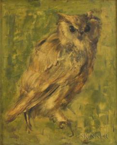 TREFONIDES Steven 1926,Great Horned Owl,1951,Skinner US 2017-11-17