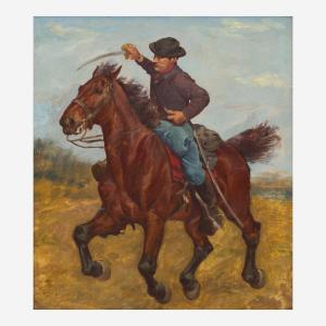 TREGO William B. Thomas 1859-1909,Mounted Soldier,1900,Freeman US 2023-06-04
