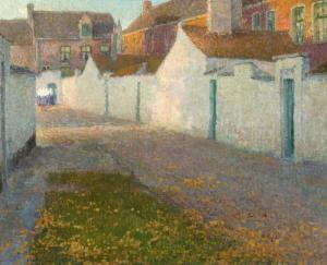 TREMERIE Carolus 1858-1945,In the beguinage,De Vuyst BE 2023-10-21