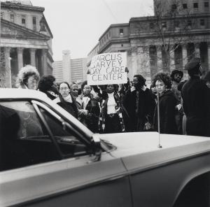 TRESS Arthur 1940,Daycare Protest at Federal Plaza, New York,1969,Christie's GB 2011-12-19