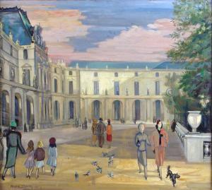 TREVES André 1904-1973,Le Jardin des Tuileries,Millon & Associés FR 2007-10-19