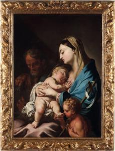 TREVISANI Francesco 1656-1746,Sacra Famiglia con San Giovannino,Cambi IT 2023-06-27