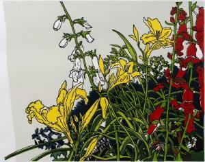 TREVOR Allen 1939-2008,'One Day Lilies,Mallams GB 2020-06-25