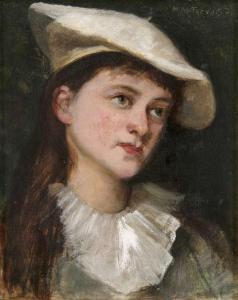 TREVOR Helen Mabel 1831-1900,A Little French Girl,Adams IE 2017-05-31