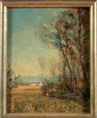 TREVOUX Joseph 1831-1909,Paysage d'automne,Conan-Auclair FR 2021-03-02